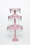 Opulent Treasures® Chandelier Round Cake Stand Set