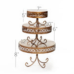 Opulent Treasures® Loopy Band Cake Plate Set